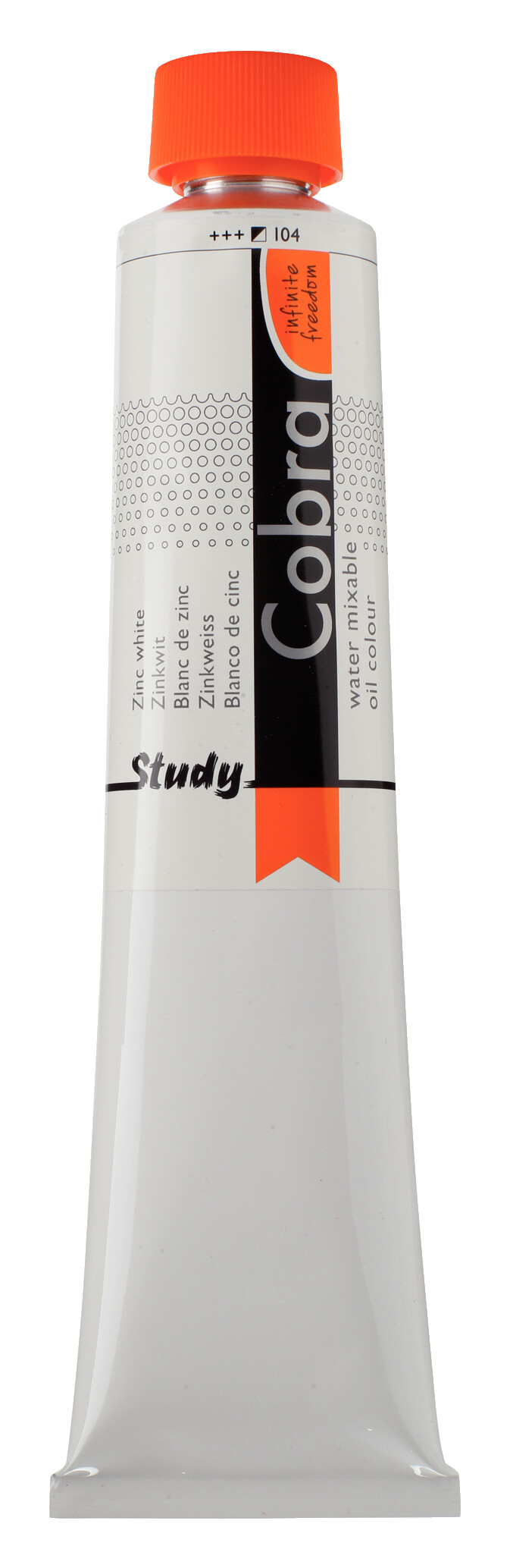Cobra Study Water Vermengbare Olieverf Tube 200 ml Zinkwit 104