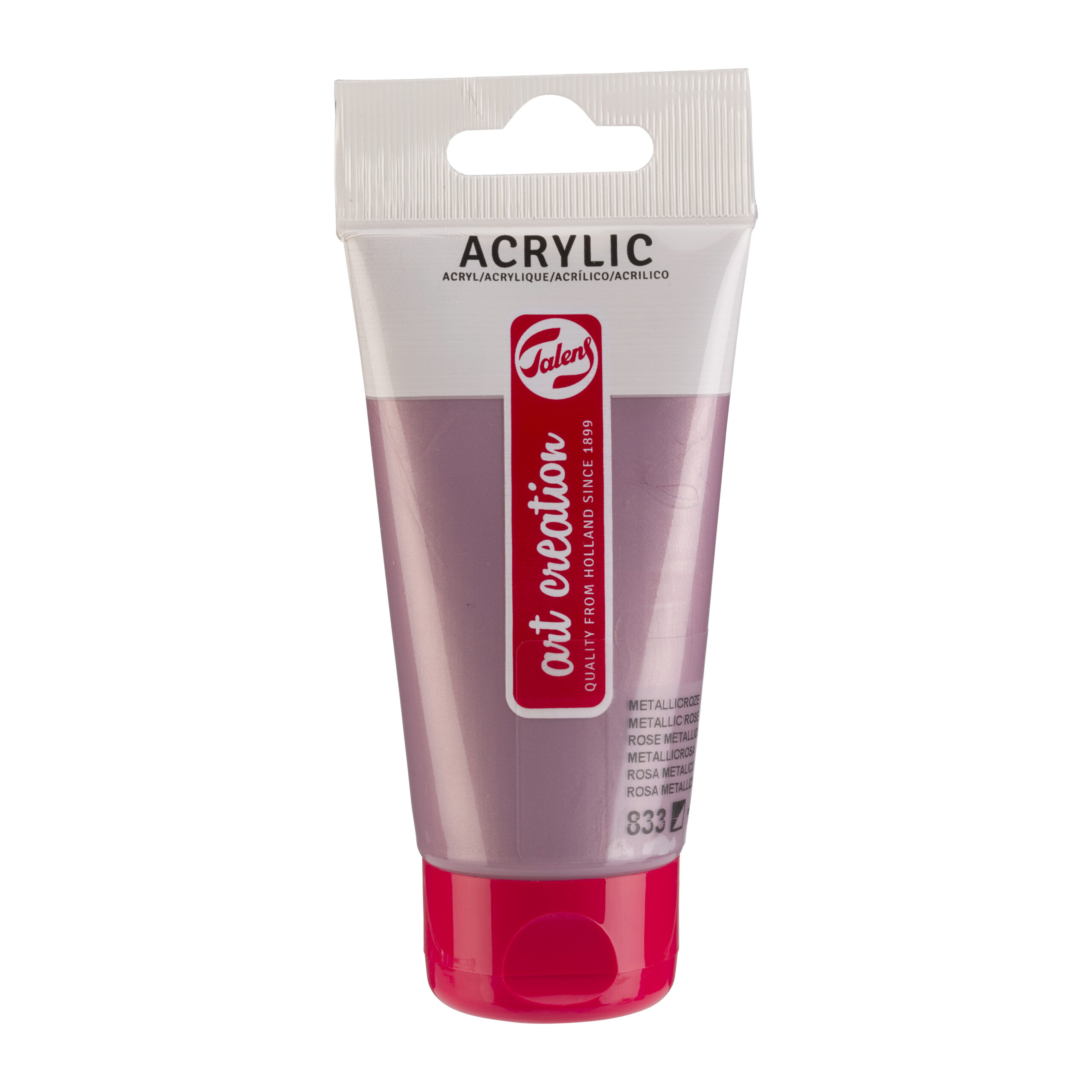 Talens Art Creation Acrylverf Tube 75 ml Metallicroze 833
