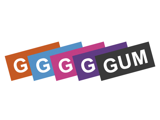 Gum groot 12x5,5cm assorti kleuren