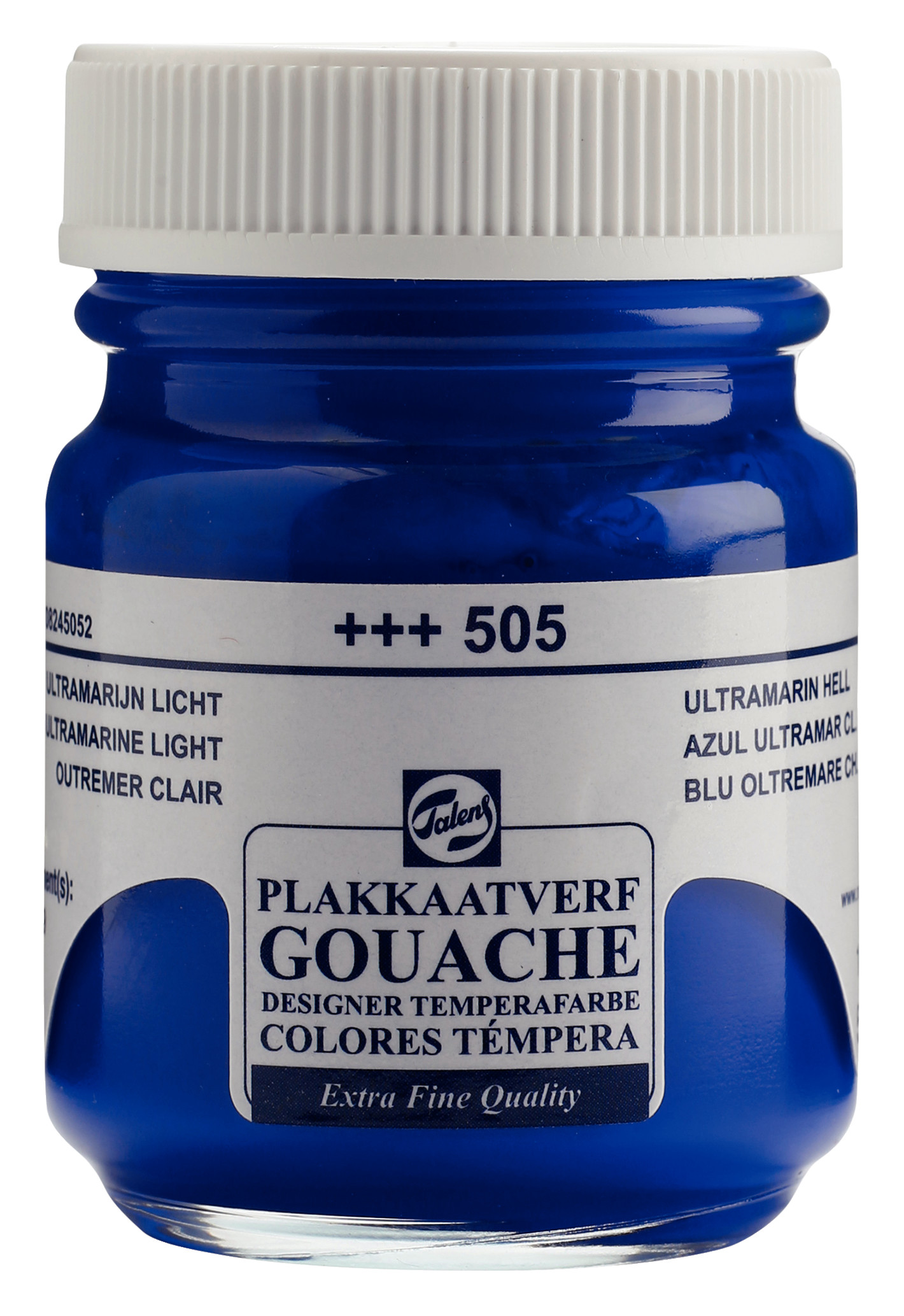 Talens Gouache Extra Fine Quality Fles 50 ml Ultramarijn Licht 505