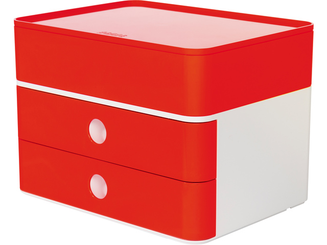 Smart-box plus Han Allison 2 lades en box, kersen rood
