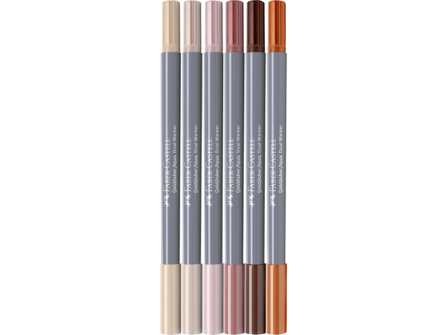 Duo aquarelmarker FC Goldfaber etui 6st. Portrait