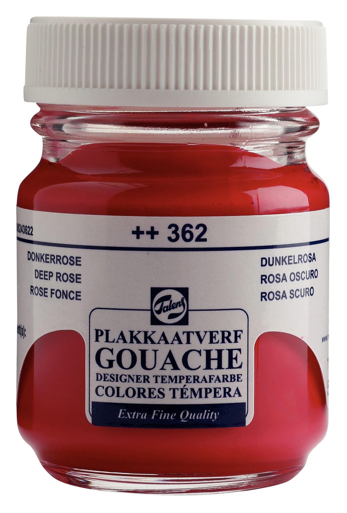 Talens Gouache Extra Fine Quality Fles 50 ml Donkerroze 362