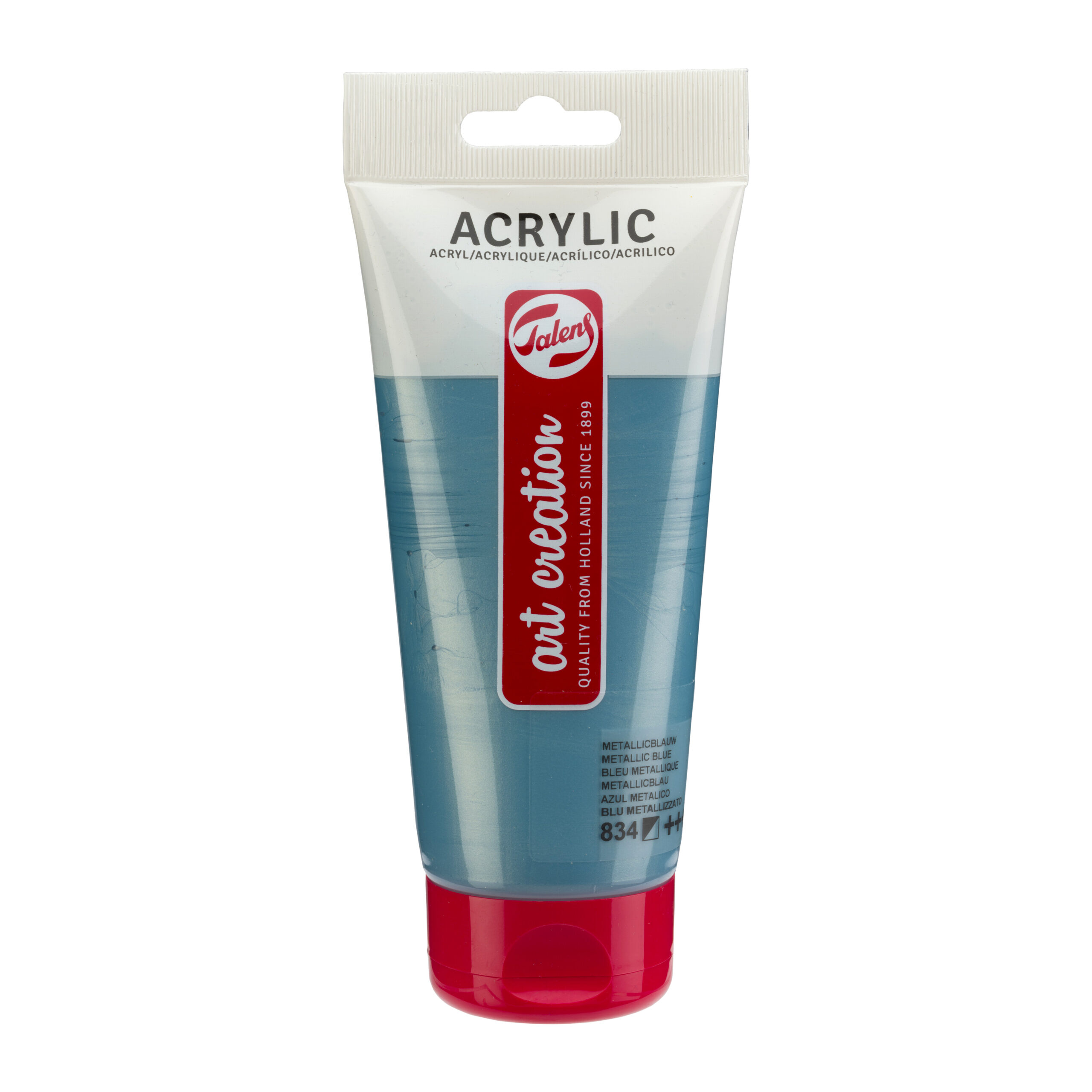 Talens Art Creation Acrylverf Tube 200 ml Metallicblauw 834