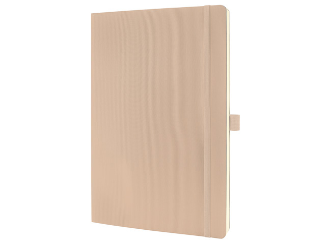 Notitieboek Conceptum A4 beige lijn softcover 194pag 80gr PEF