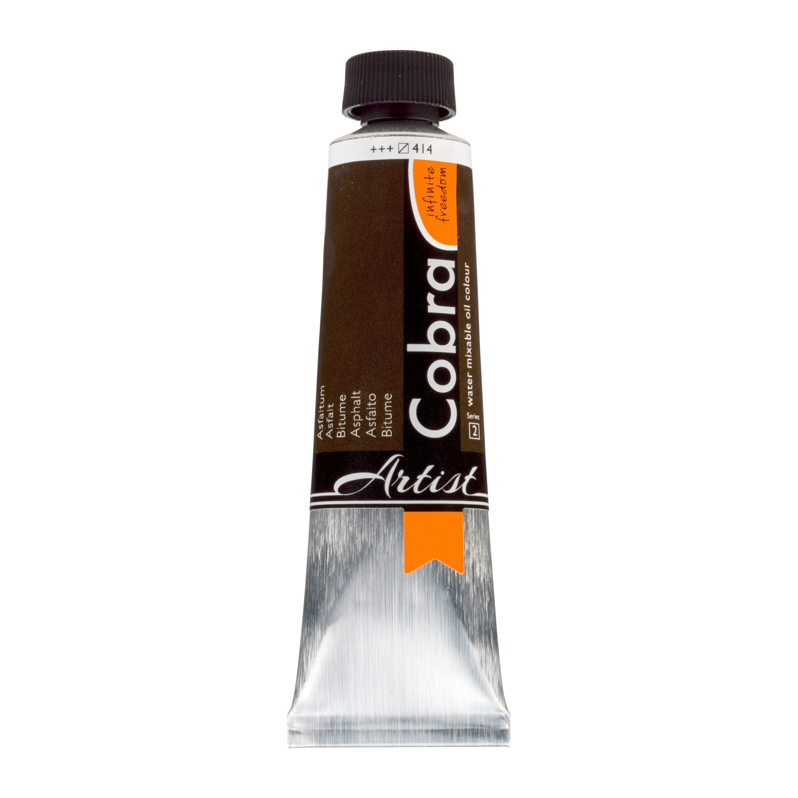 Cobra Artist Water Vermengbare Olieverf Tube 40 ml Asfalt 414