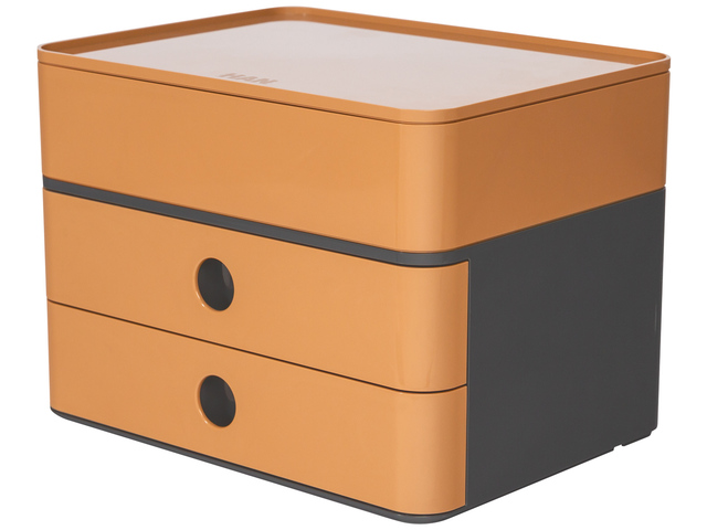 Smart-box plus Han Allison 2 lades en box, caramel bruin