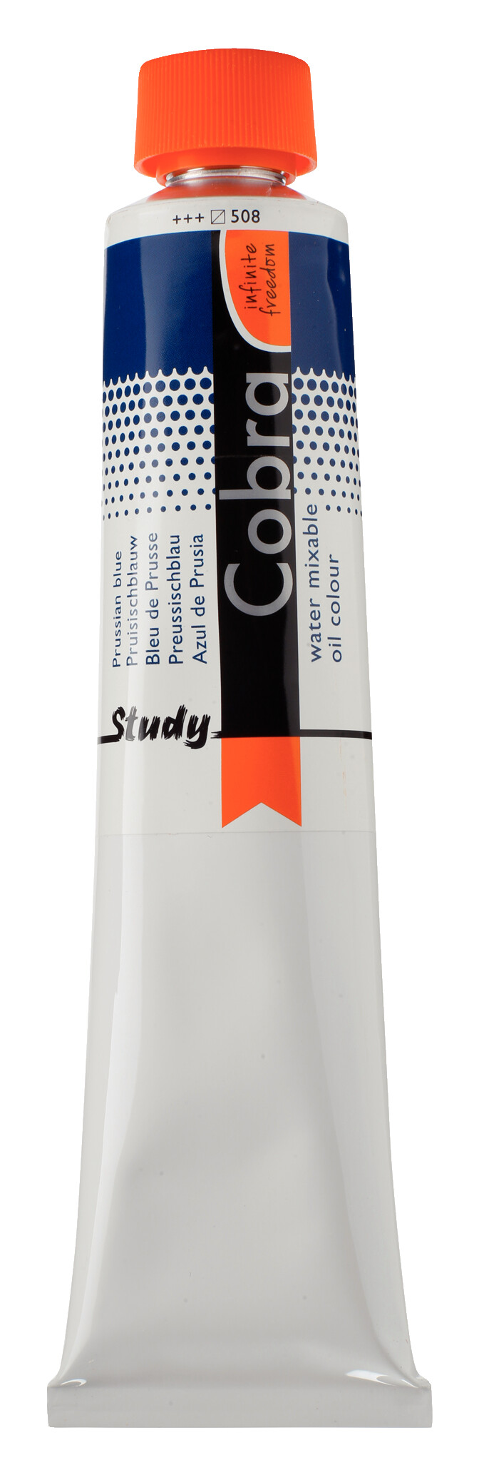 Cobra Study Water Vermengbare Olieverf Tube 200 ml Pruisischblauw 508