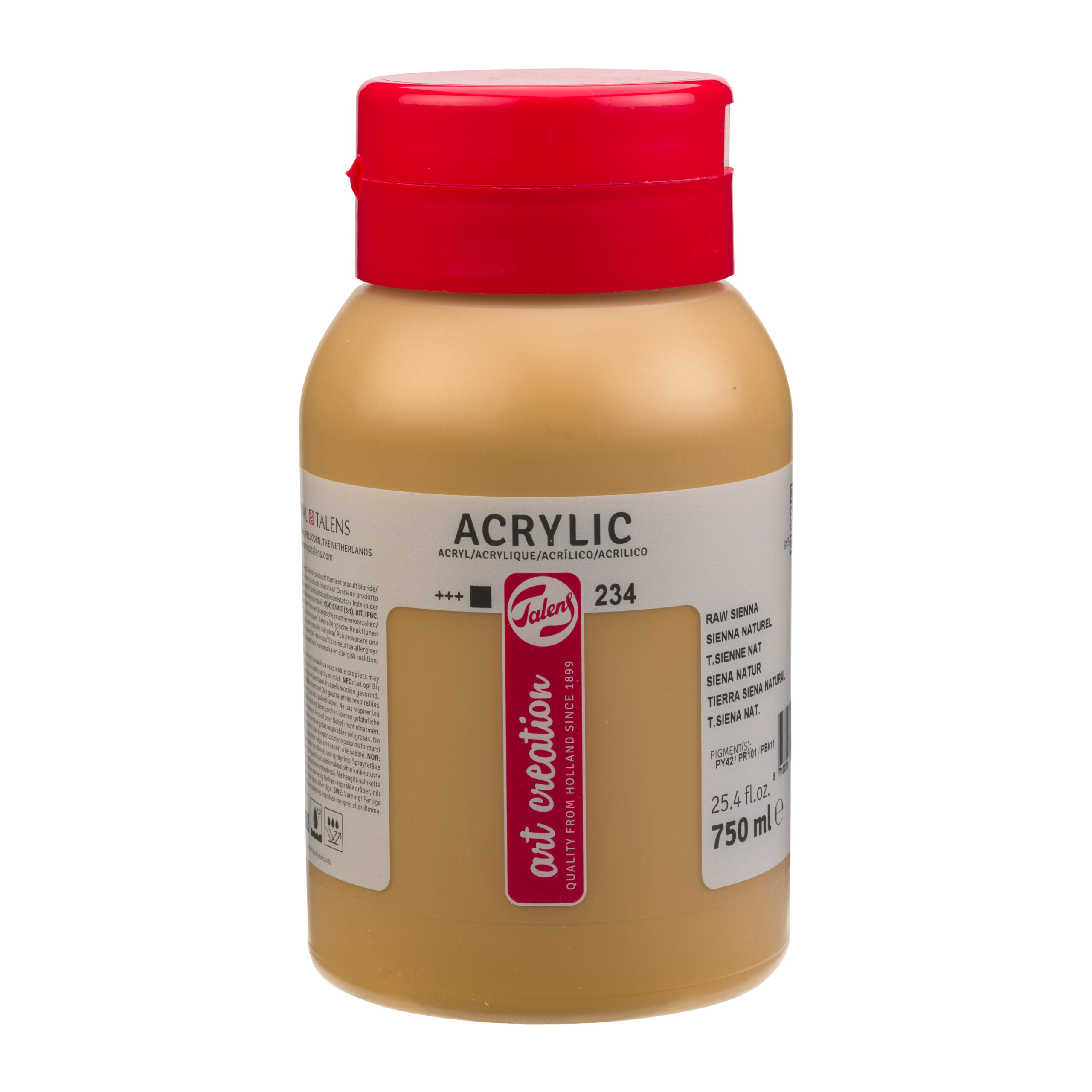 Talens Art Creation Acrylverf Pot 750 ml Sienna Naturel 234