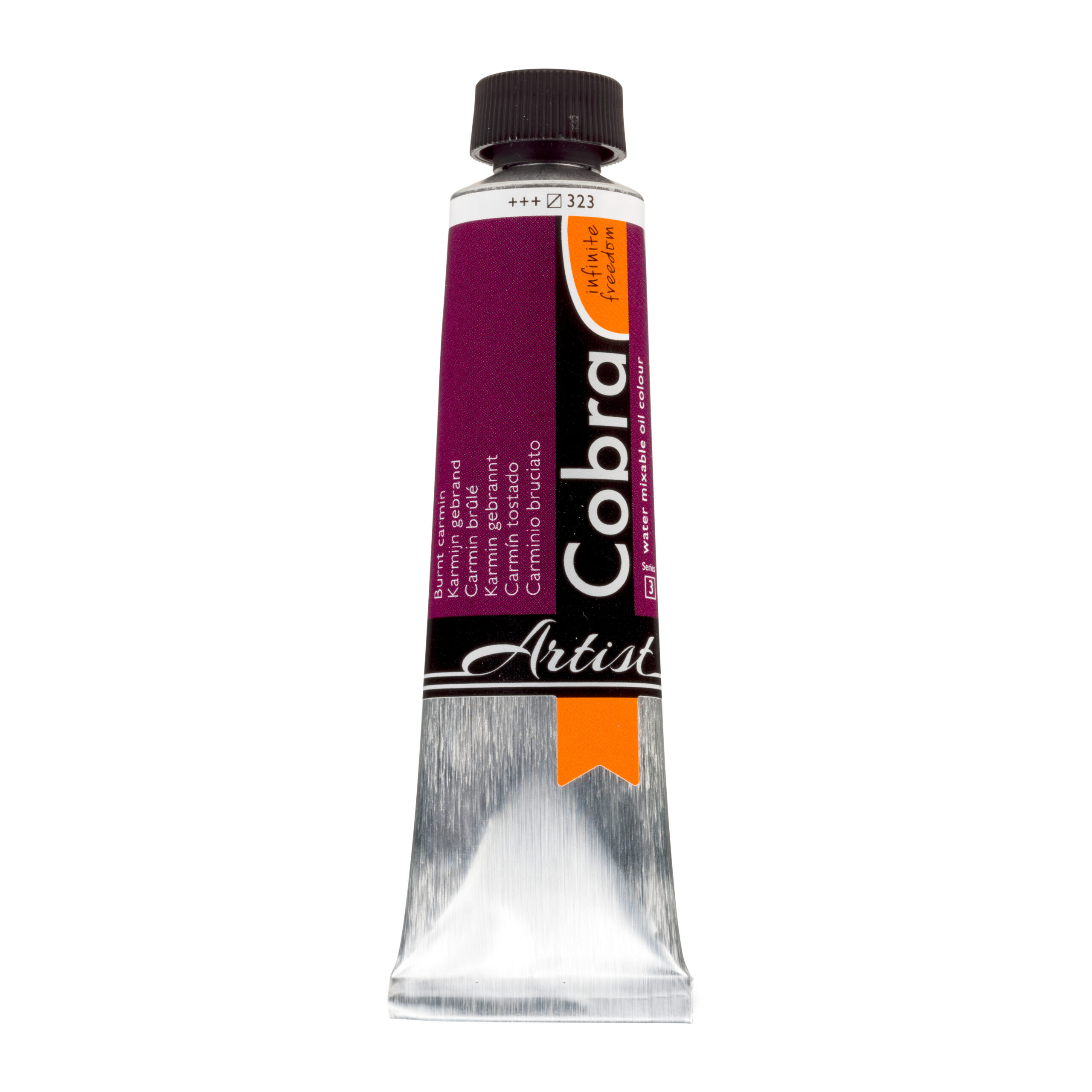 Cobra Artist Water Vermengbare Olieverf Tube 40 ml Karmijn Gebrand 323