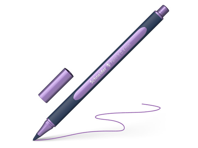 Metallic rollerball Schneider Paint-it 050 0.4mm frosted paars
