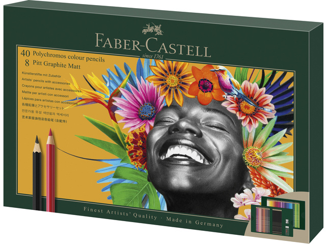 Kleurpotlood FC Polychromos en Grafiet matt Giftset 50dlg
