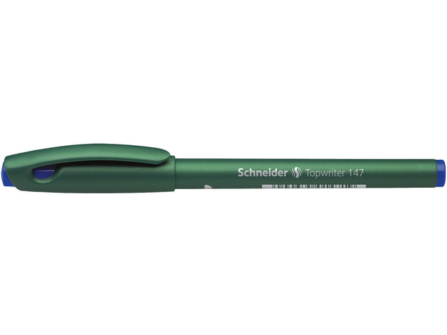 Fibrepen Schneider Topwriter 147 blauw 0,6mm