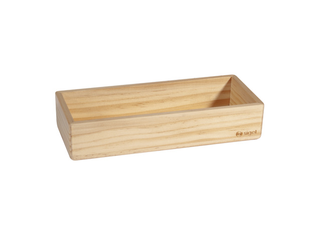 Opbergbox Sigel dennenhout magnetisch 175x40x55mm