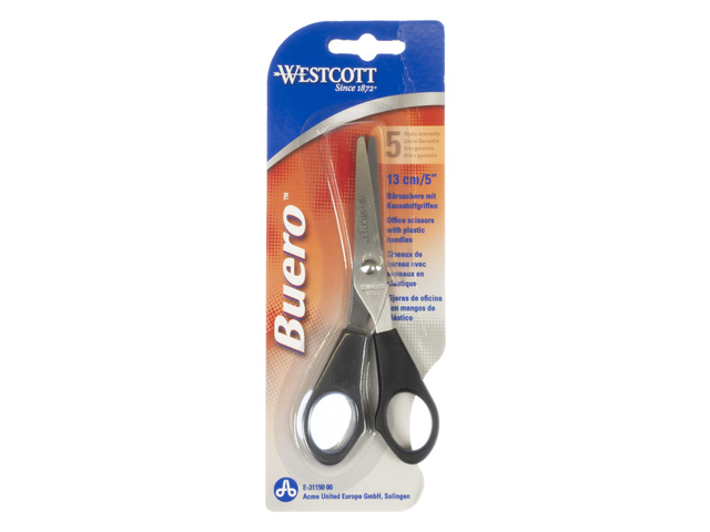 Schaar Westcott Buro RVS 13cm kunststof grip