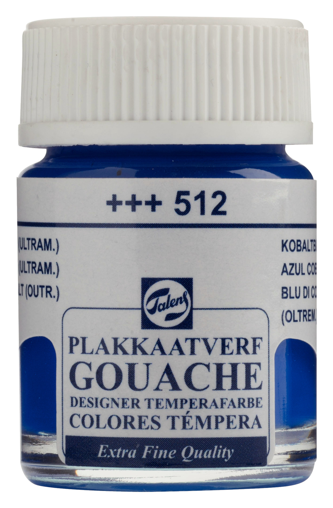 Talens Gouache Extra Fine Quality Fles 16 ml Kobaltblauw (Ultramarijn) 512