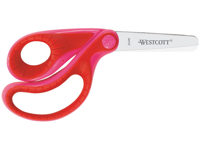 Schaar Westcott Ergo junior soft grip roze