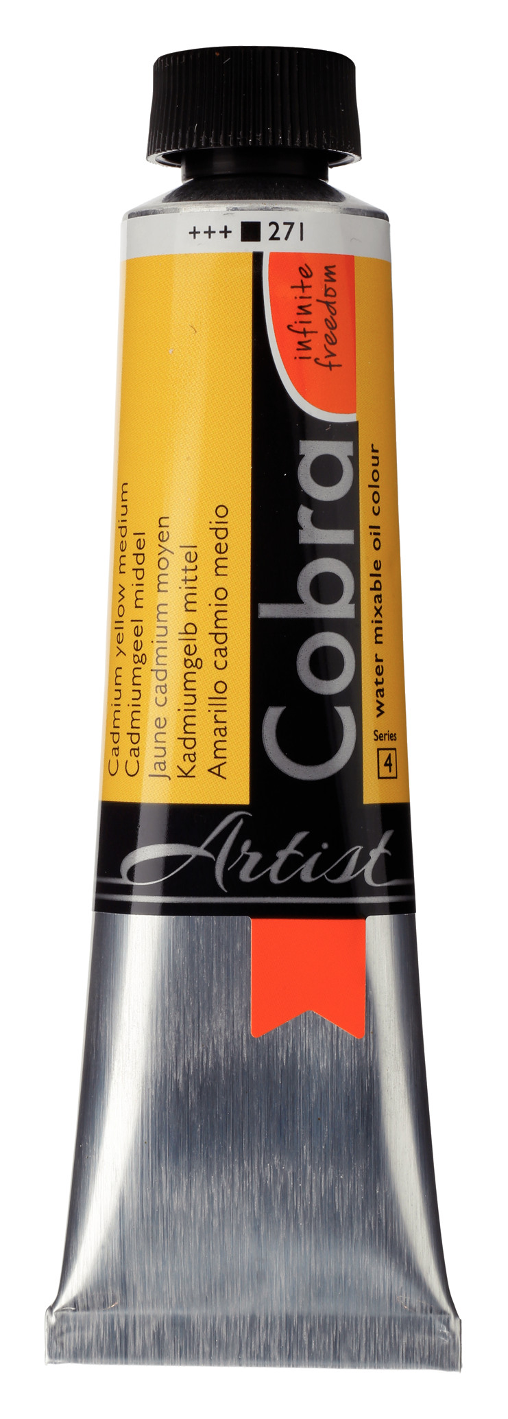 Cobra Artist Water Vermengbare Olieverf Tube 40 ml Cadmiumgeel Middel 271