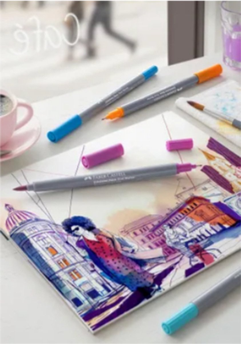 Duo aquarelmarker FABER CASTELL Goldfaber