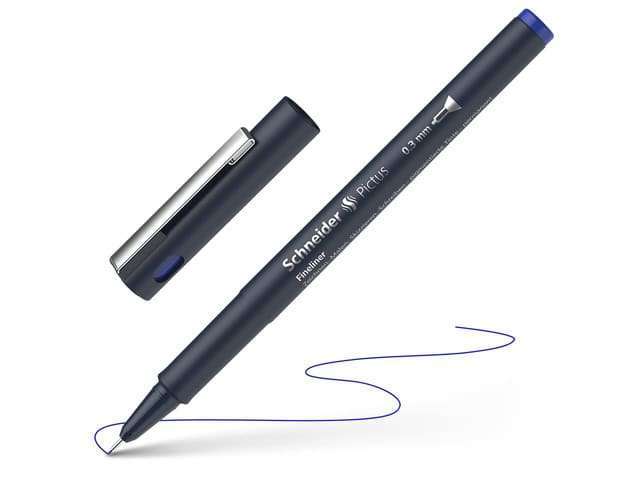 Fineliner Schneider Pictus 0,3 blauw