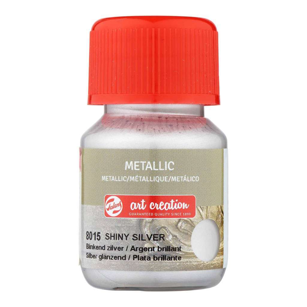 Talens Art Creation Metallic Fles 30 ml Blinkend Zilver 8015