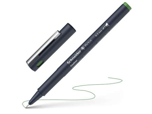 Fineliner Schneider Pictus 0,3 groen