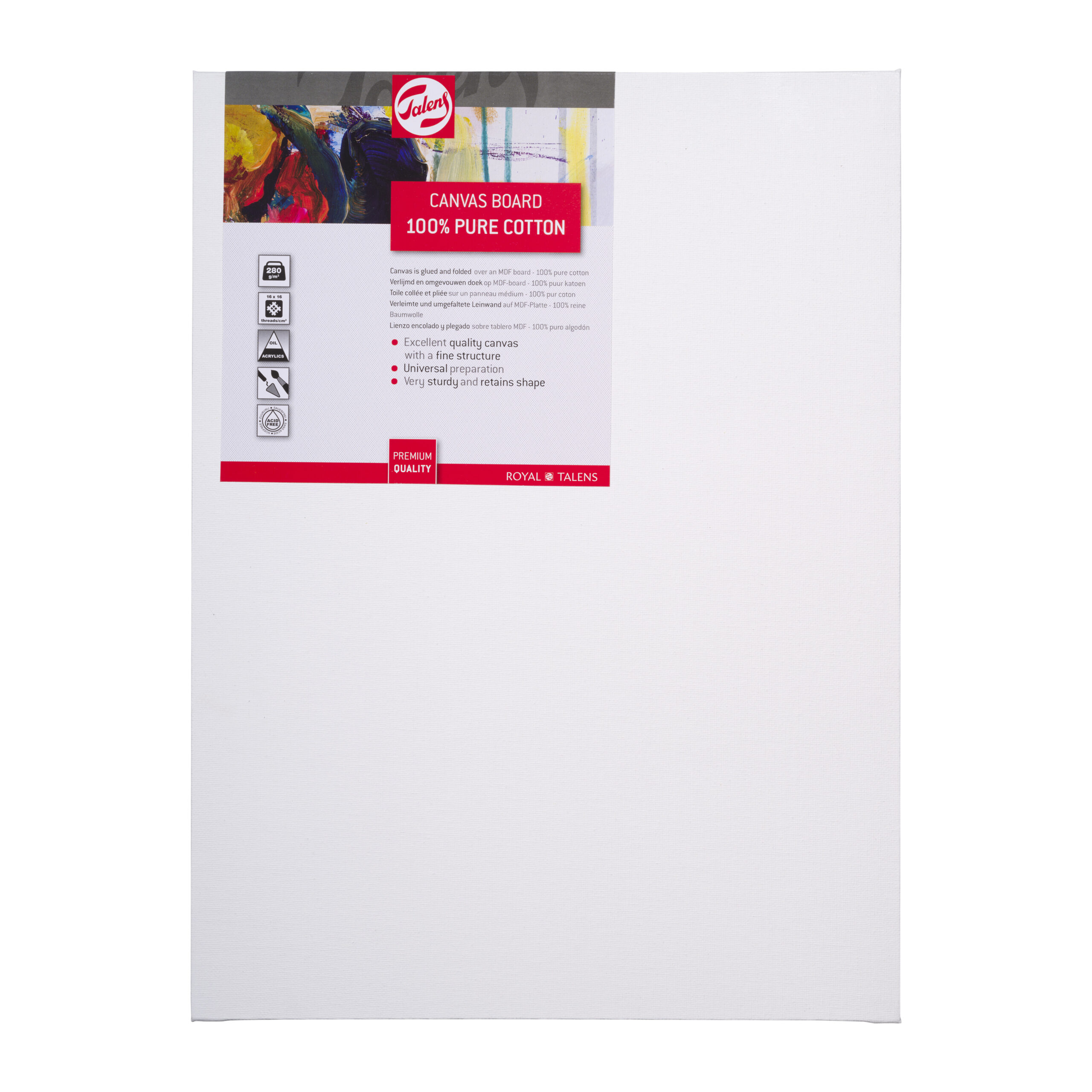 Talens Canvas Board 30 x 40 cm