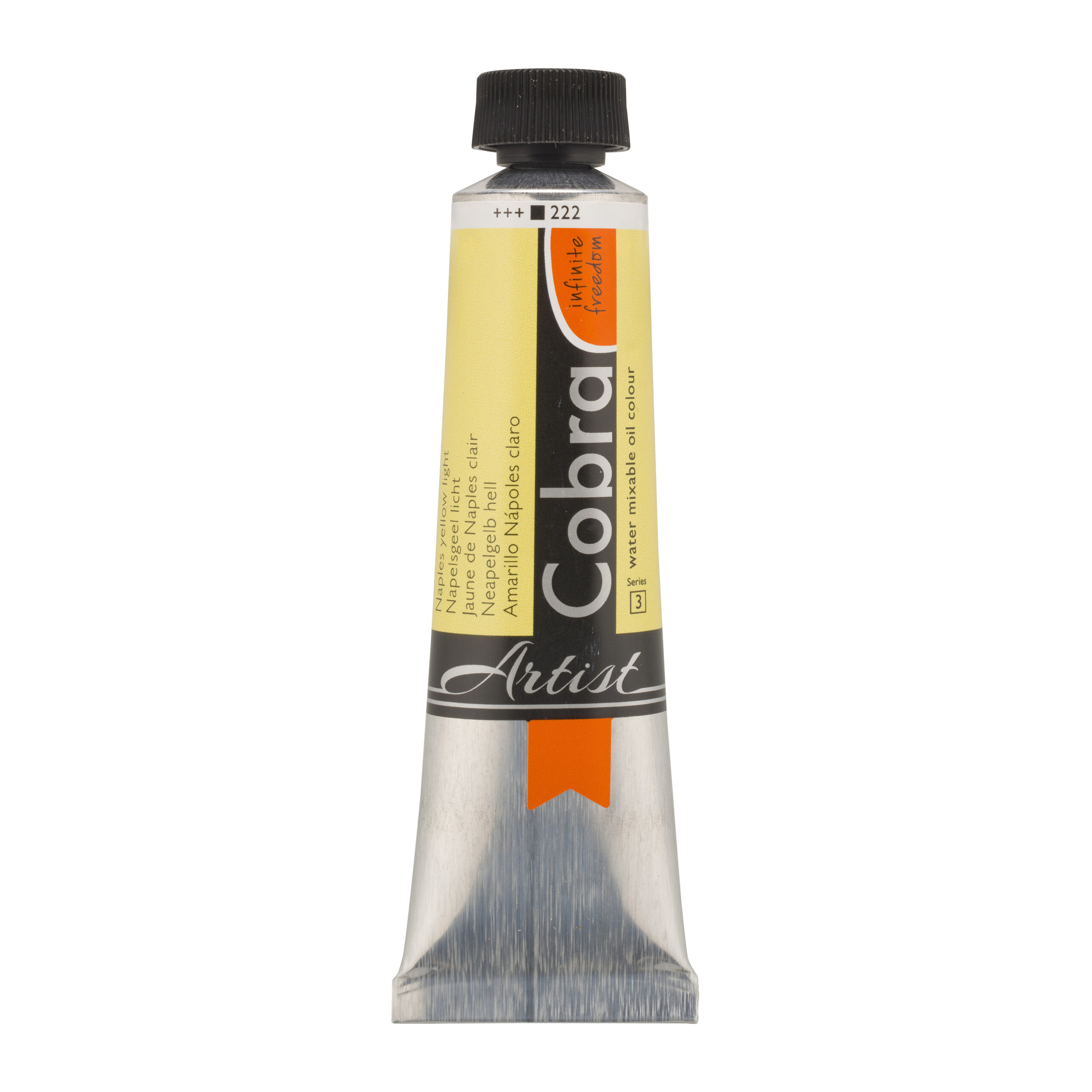 Cobra Artist Water Vermengbare Olieverf Tube 40 ml Napelsgeel Licht 222