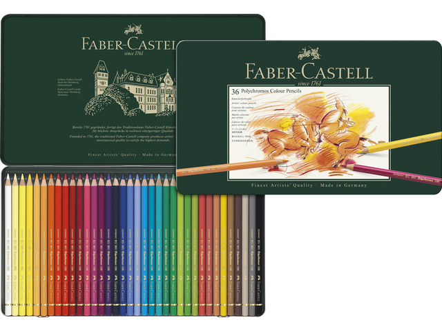 Kleurpotlood FC Polychromos assorti etui a 36st.