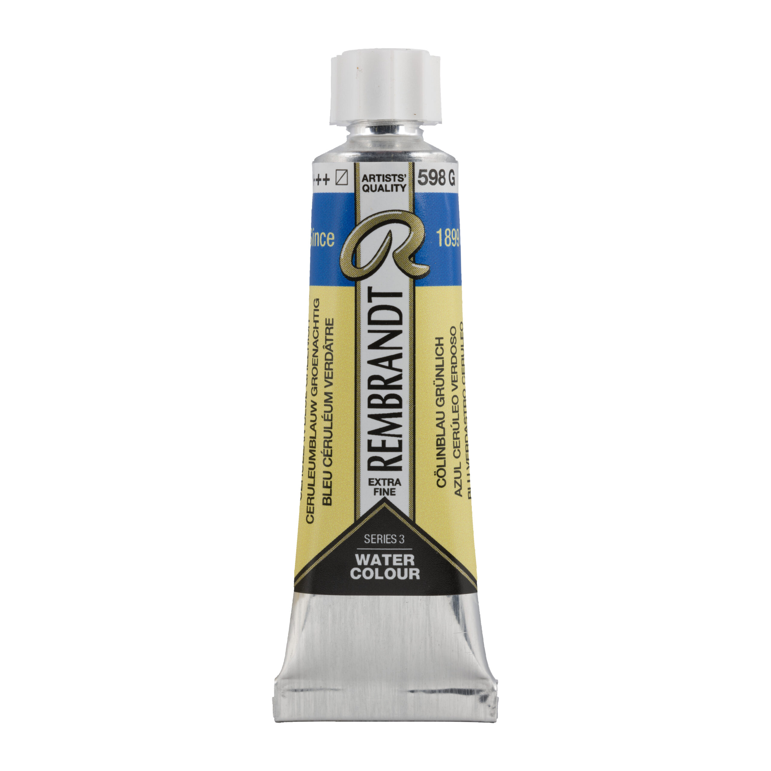 Rembrandt Aquarelverf Tube 10 ml Ceruleumblauw Groenachtig 598