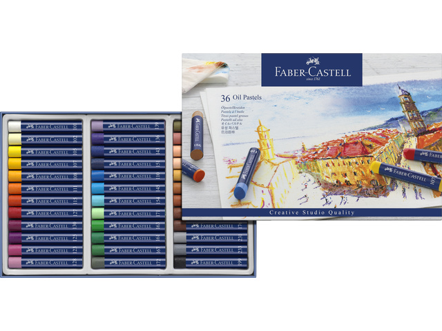 Oliepastels FC Creative Studio etui s 36st.