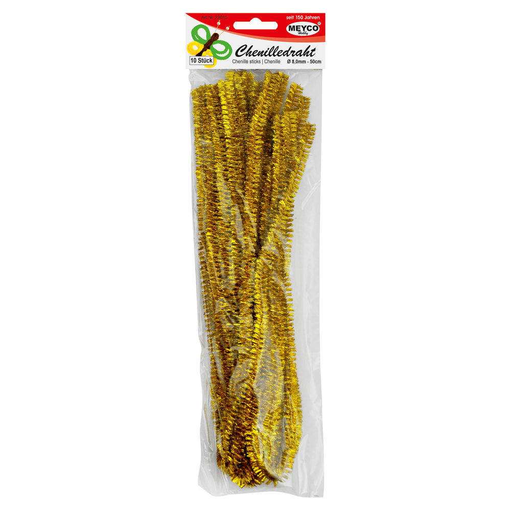 Chenilledraad (Pipe Cleaner) – Ø 8 mm, 50 cm lang