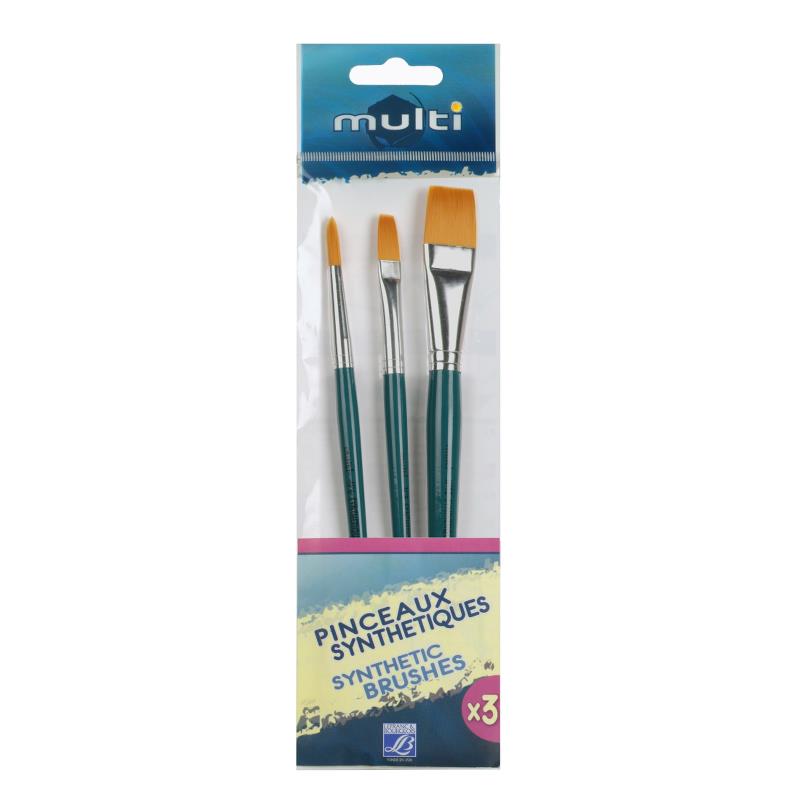 Lefranc Bourgeois Multi Brush Value Pack 3 Stuks