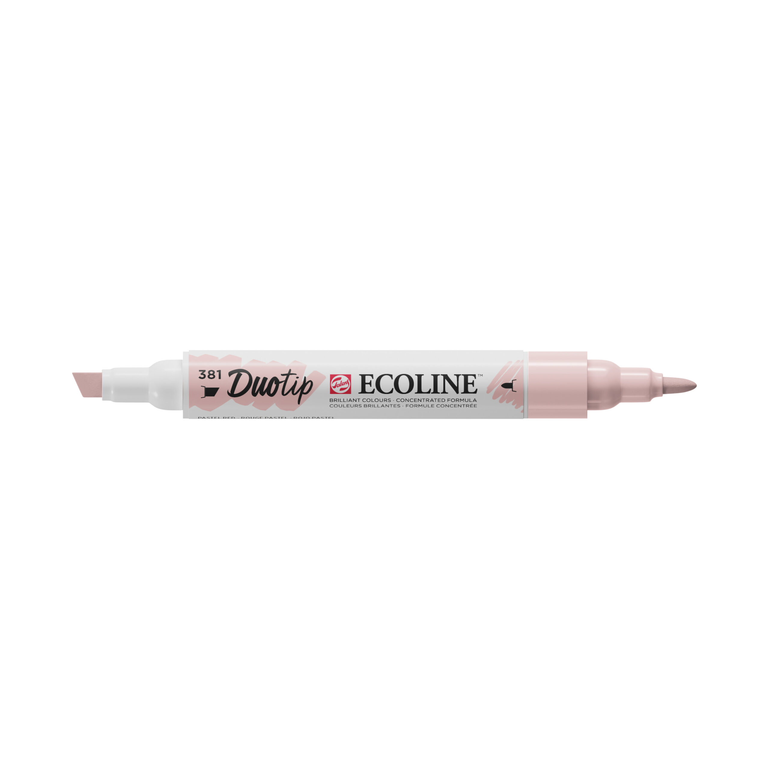 Ecoline Duotip Marker Pastelrood 381