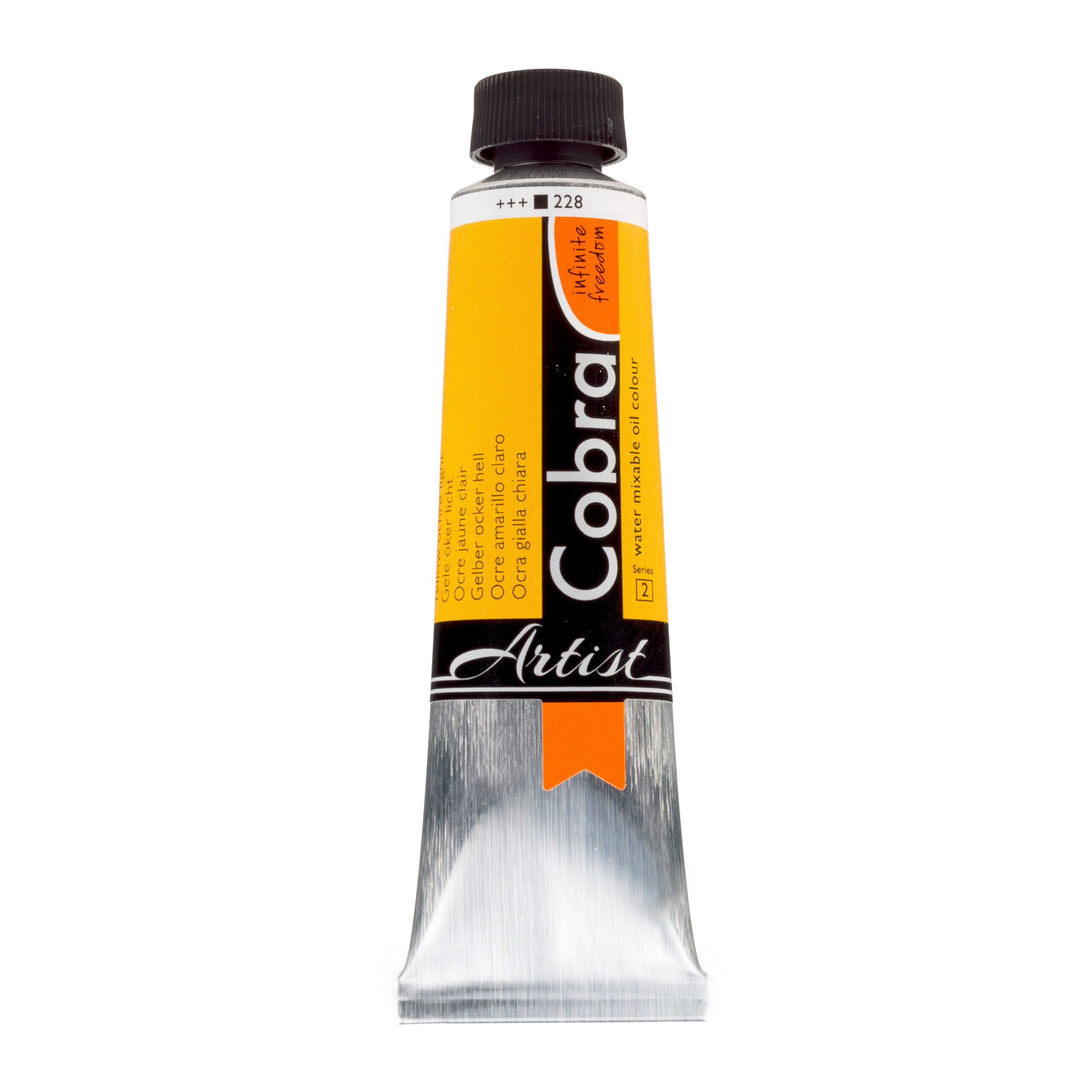 Cobra Artist Water Vermengbare Olieverf Tube 40 ml Gele Oker Licht 228