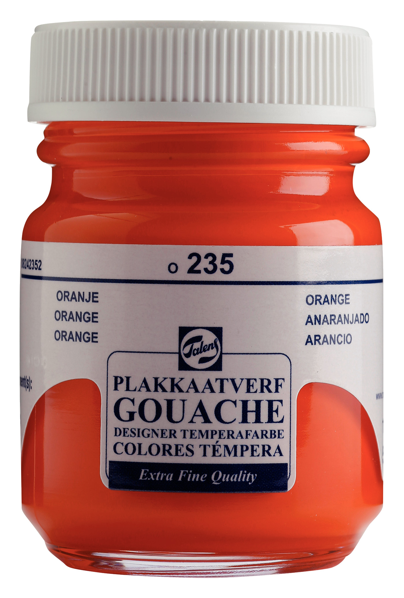 Talens Gouache Extra Fine Quality Fles 50 ml Oranje 235