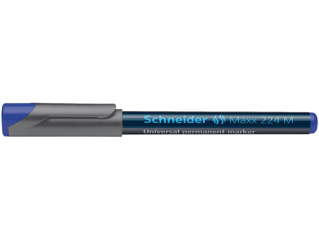 Marker Schneider Maxx 224 M 1,0mm permanent blauw