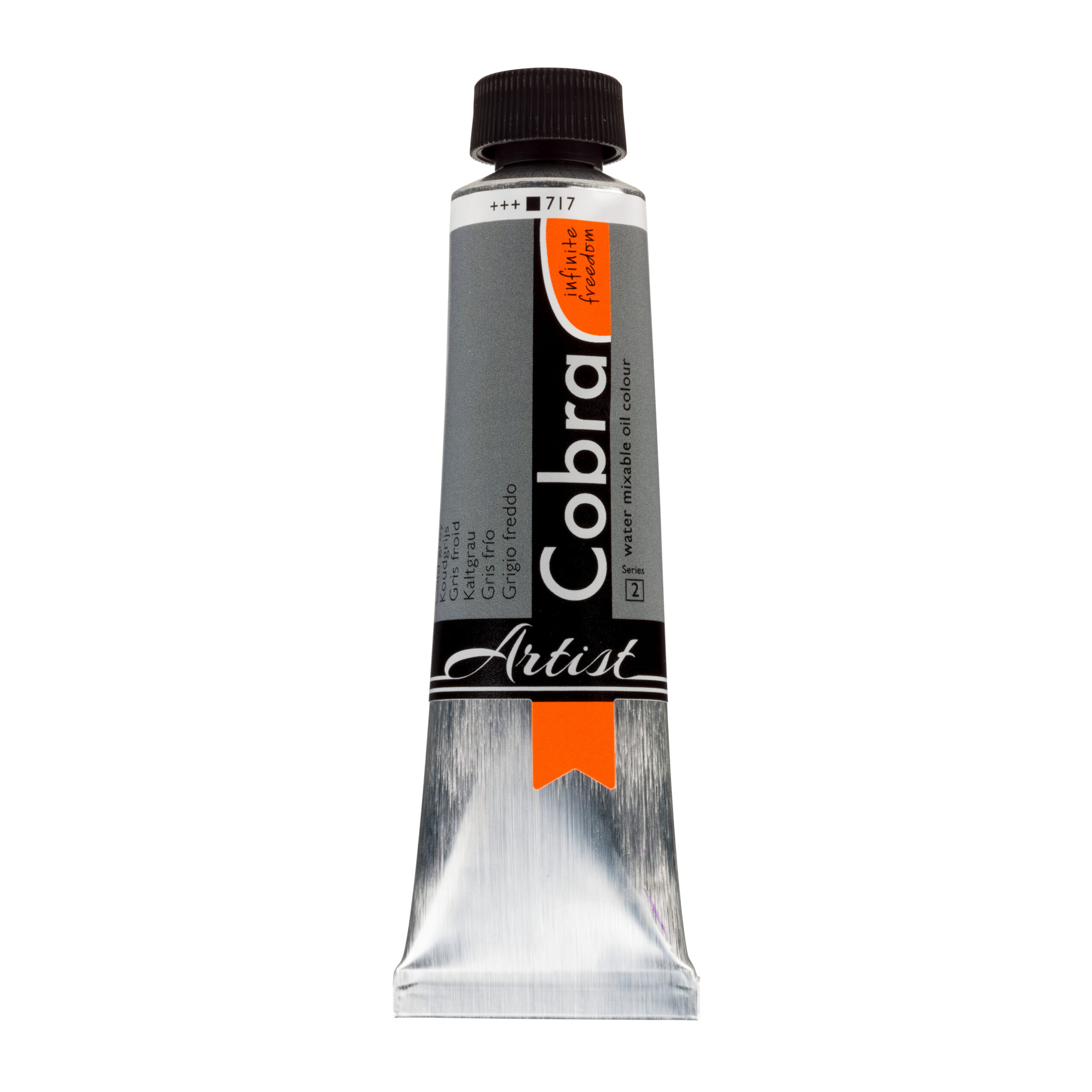 Cobra Artist Water Vermengbare Olieverf Tube 40 ml Koudgrijs 717