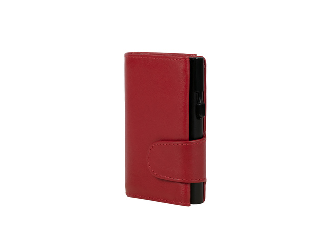 Pasjeshouder Clicksafe RFID Nappaleer RO/ZW 8 pasjes