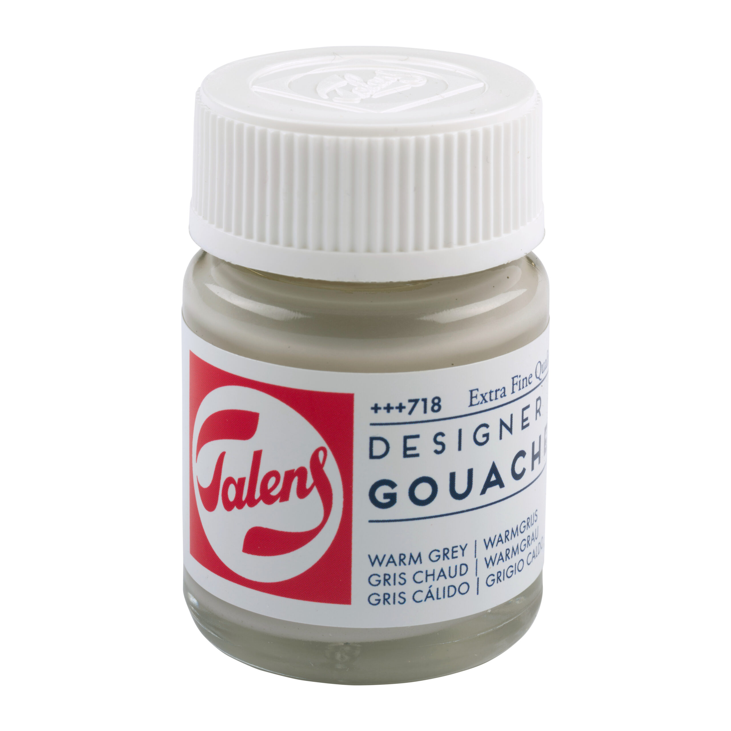 Talens Gouache Extra Fine Quality Fles 16 ml Warmgrijs 718