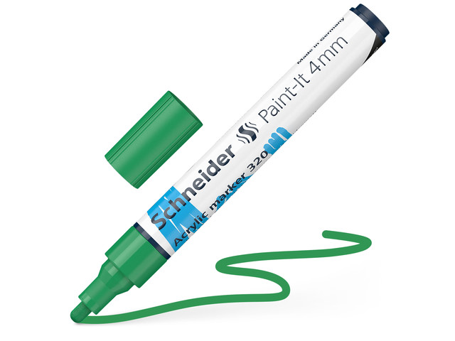 Acryl Marker Schneider Paint-it 320 4mm groen