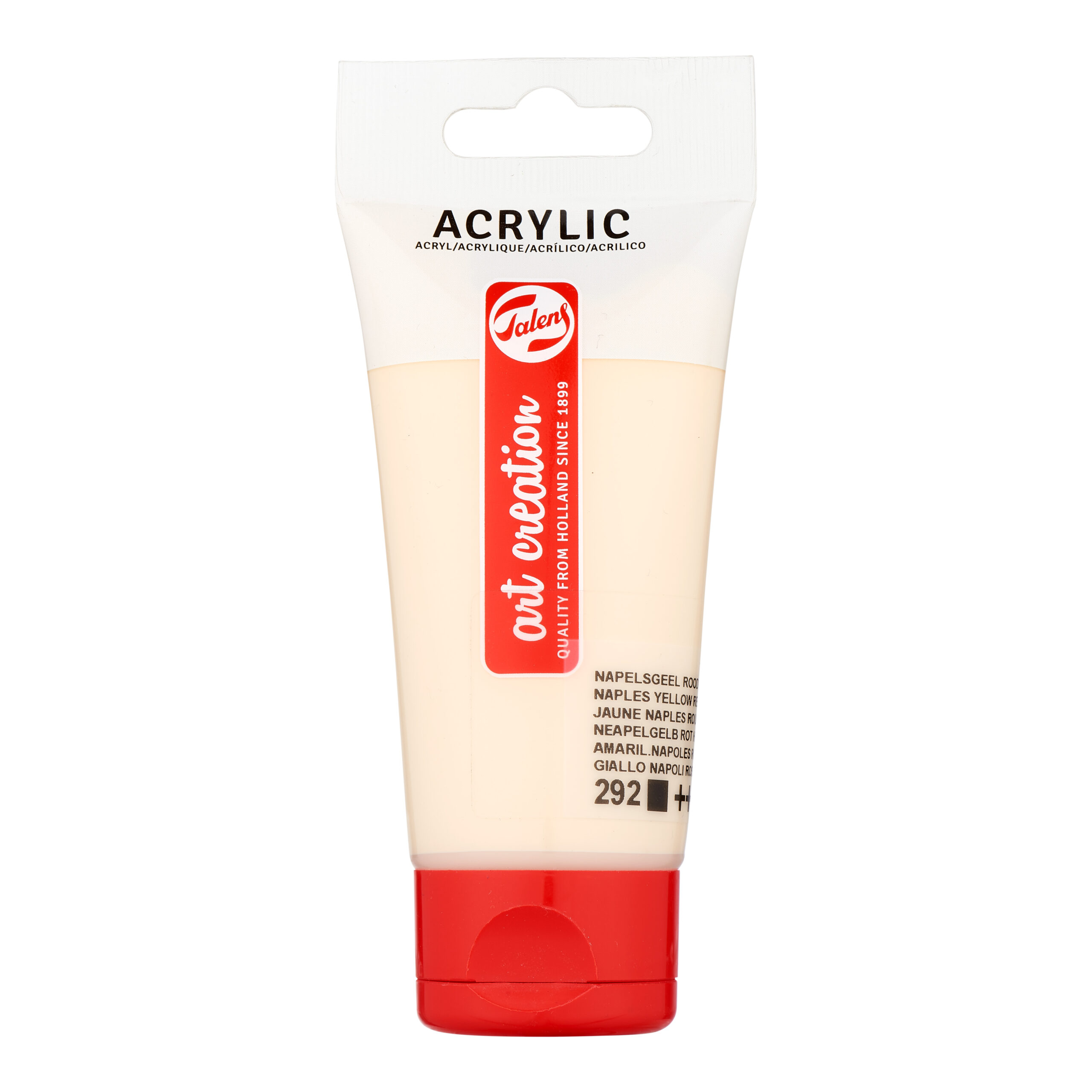 Talens Art Creation Acrylverf Tube 75 ml Napelsgeel Rood Licht 292