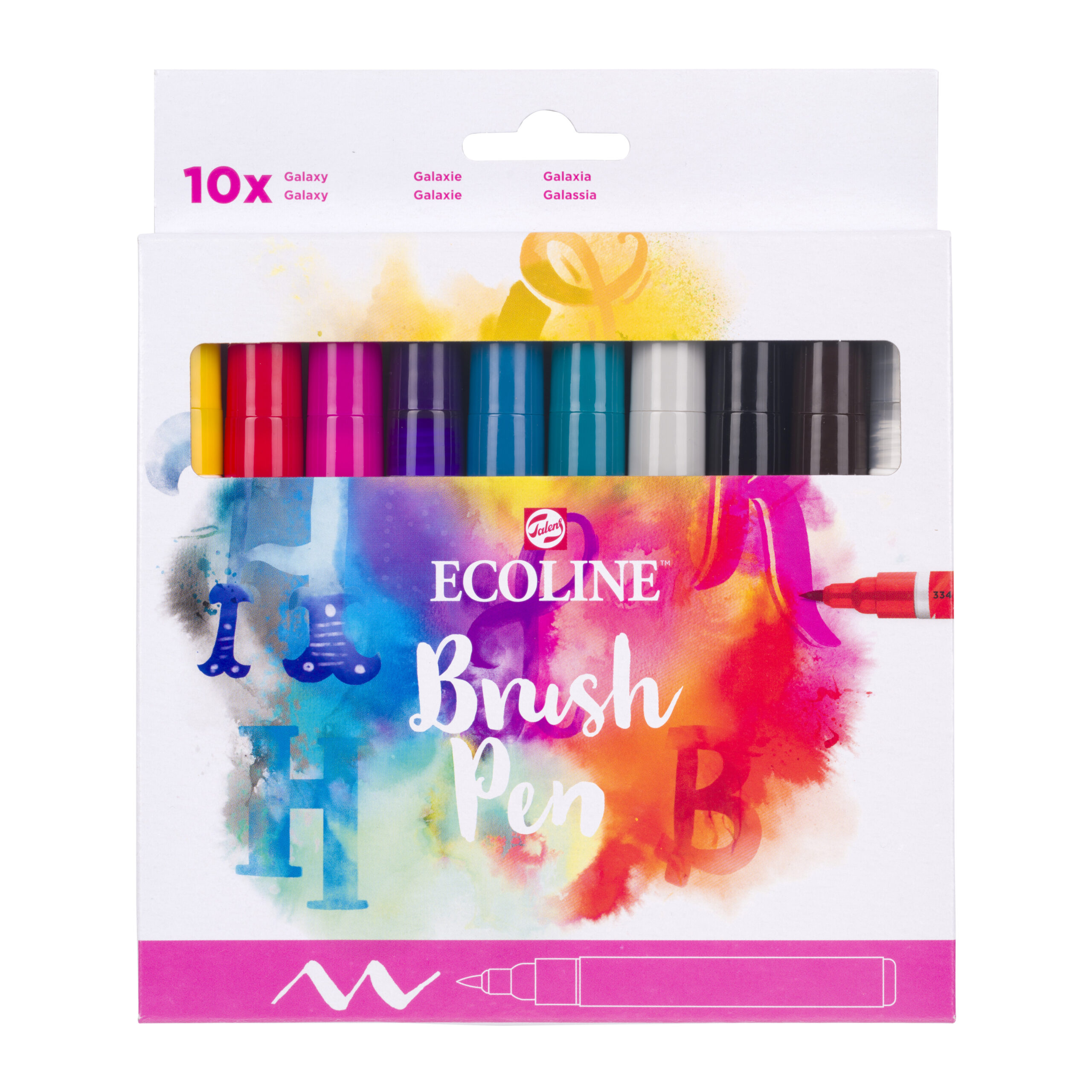Ecoline Brush Pen set Galaxy | 10 colours