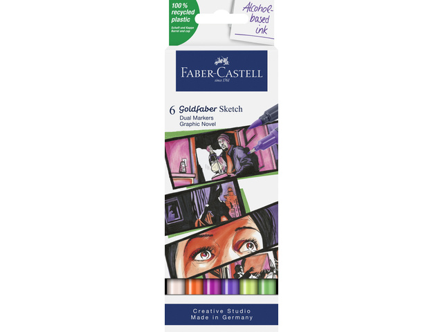 Sketchmarker FC GF etui 6 stuks Graphic novel op
