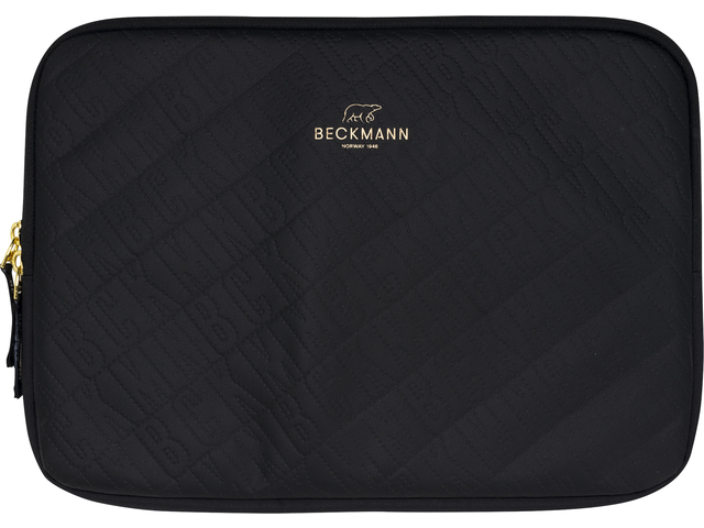 Laptophoes Beckmann 24x34x2cm Black Gold 13inch