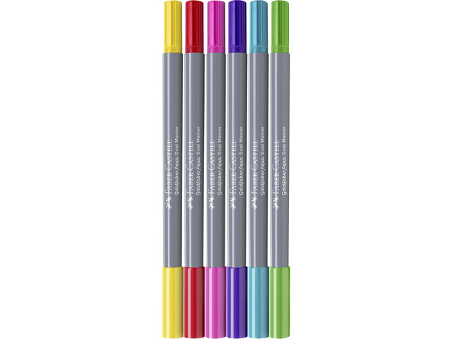 Duo aquarelmarker FC Goldfaber etui 6st. Candy shop