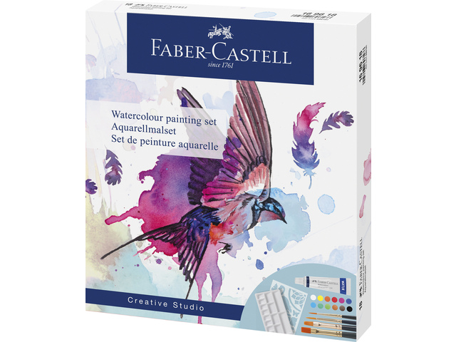 Waterverf FC set 18dlg (12x verftubes, 4x penselen, 1x