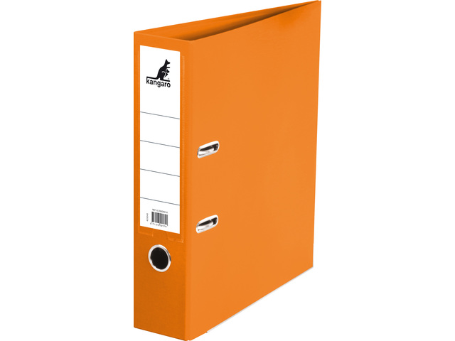 Ordner Kangaro A4 2r 75mm PP/papier oranje