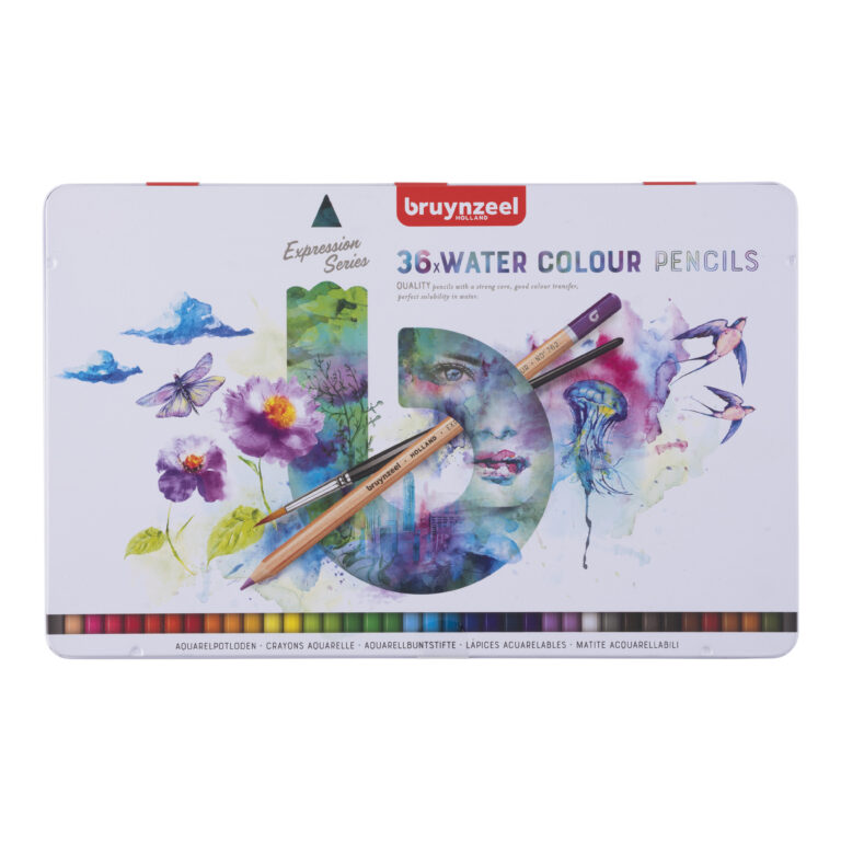 Bruynzeel Expression aquarelpotloden blik 36