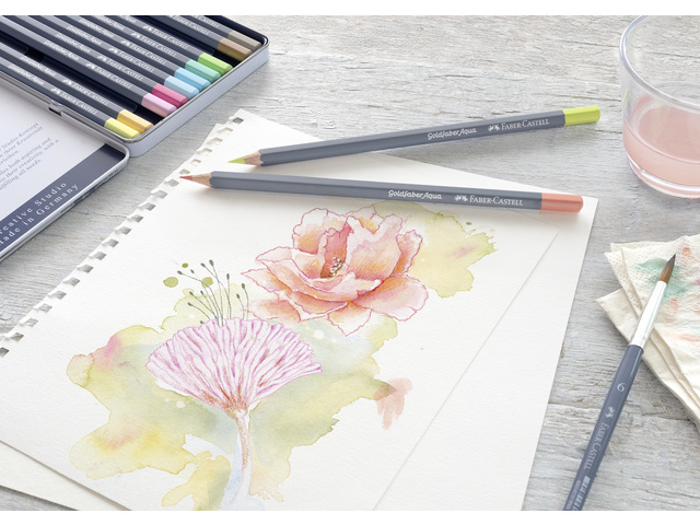 Aquarelkleurpotlood Faber-Castell Goldfaber etui 36 stuks